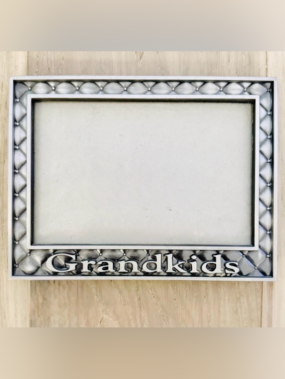 SixTrees Pewter Tone 'Grandkids' Decorative Picture Frame
